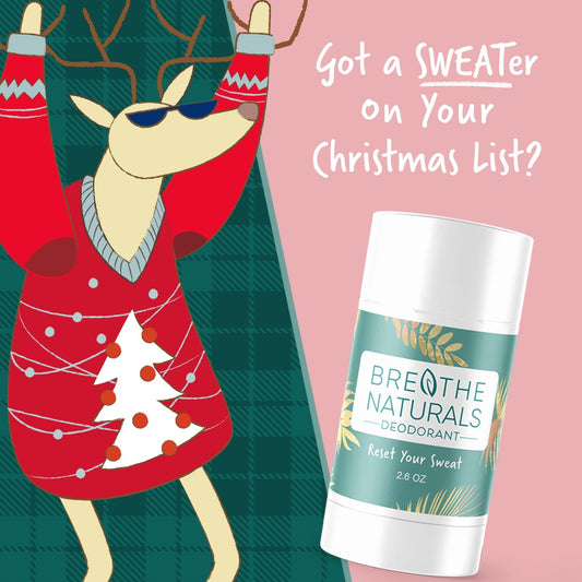 Breathe Naturals Deodorant. Great for stockings🎄and underarms 🥥
