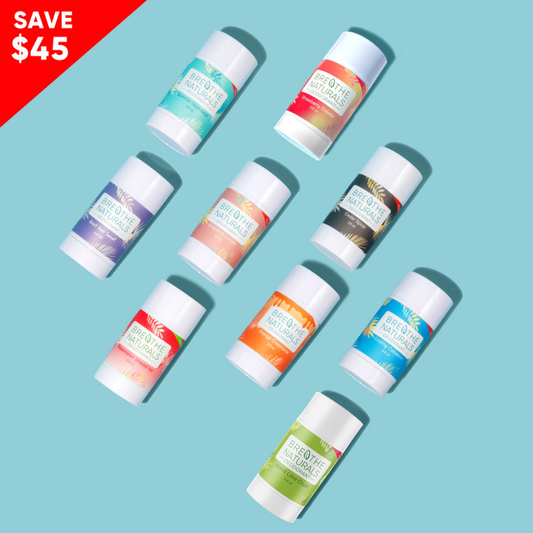 All-natural deodorant for women with sensitive skin by Breathe Naturals.  Best deodorant that is non-toxic for the whole family to use