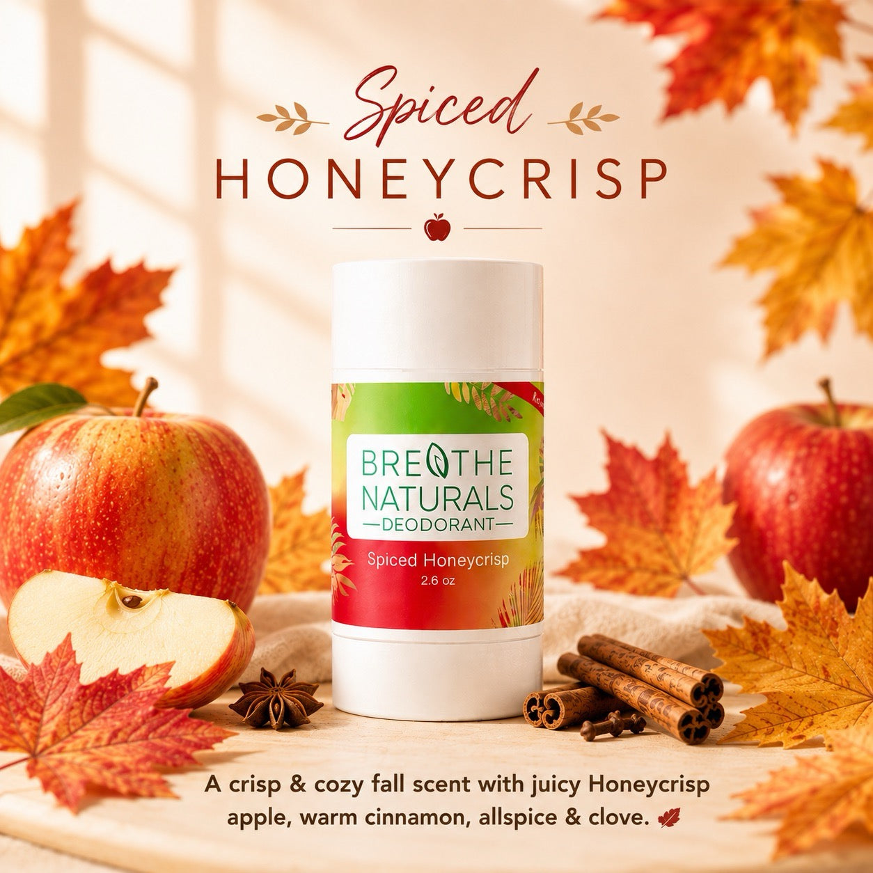 Spiced Honeycrisp Deodorant (Preorder)