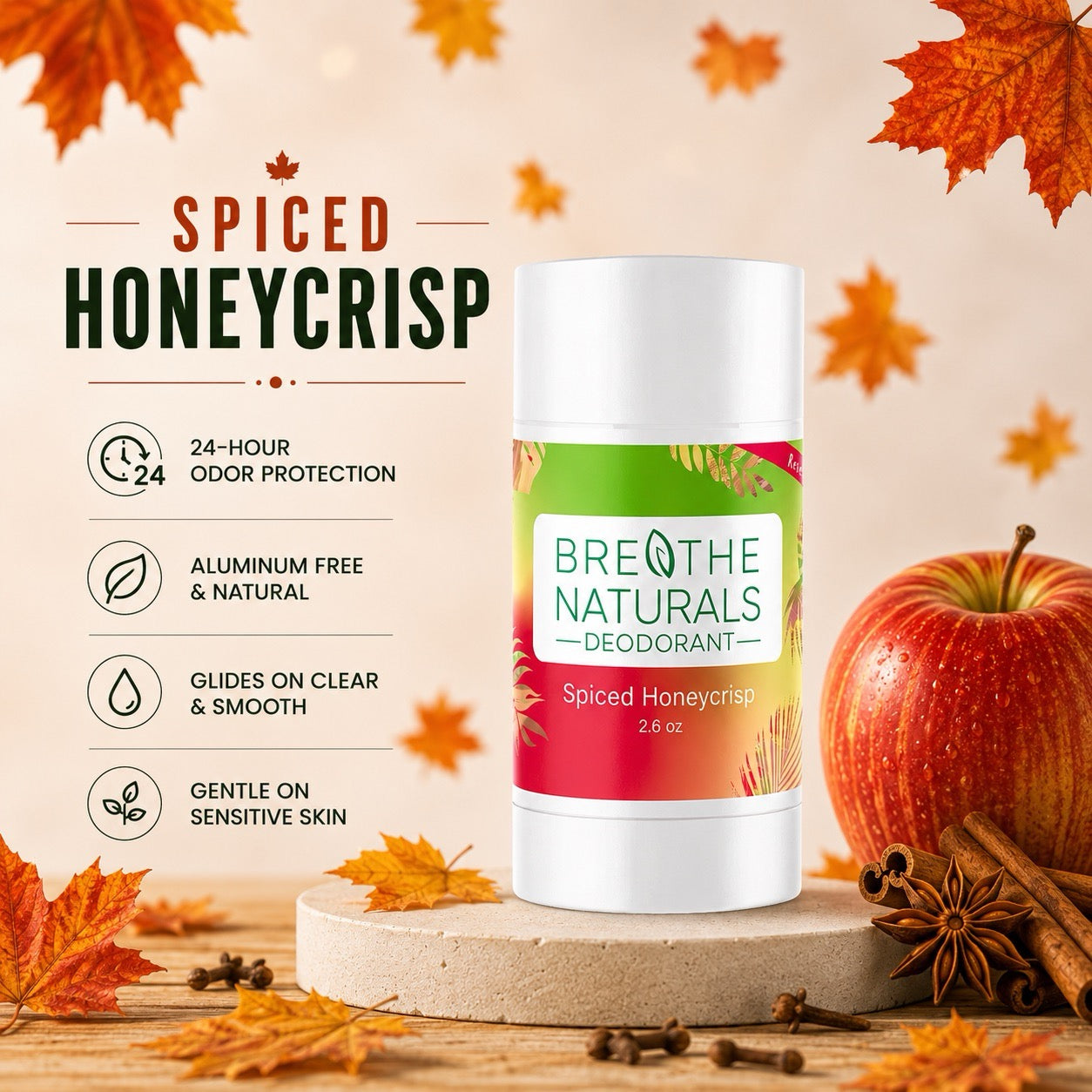 Spiced Honeycrisp Deodorant (Preorder)