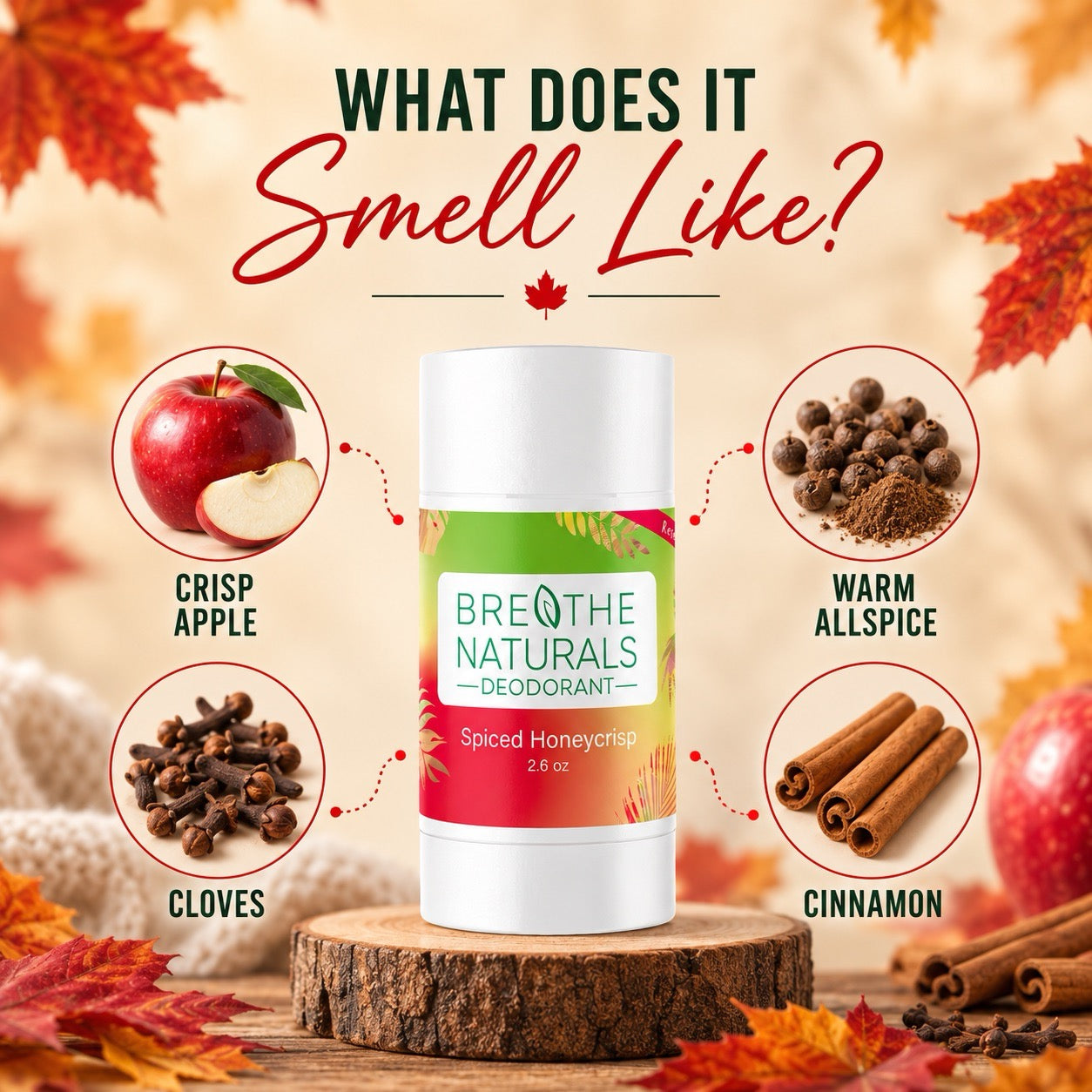 Spiced Honeycrisp Deodorant (Preorder)
