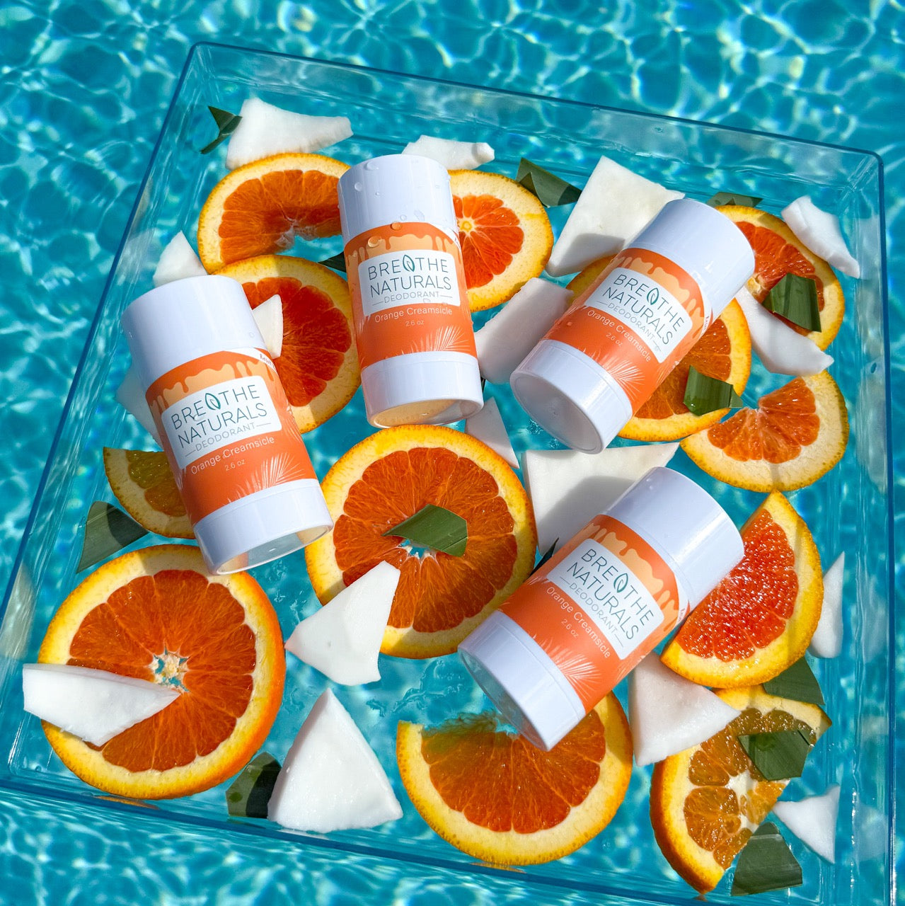 Aluminum-Free Deodorant for Sensitive Skin - Orange Creamsicle